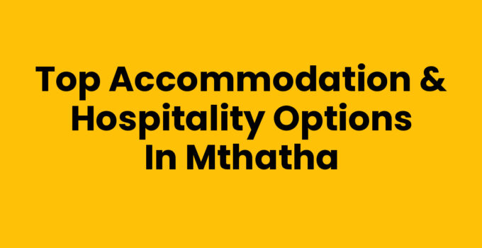 Accommodation & Hospitality options in Mthatha