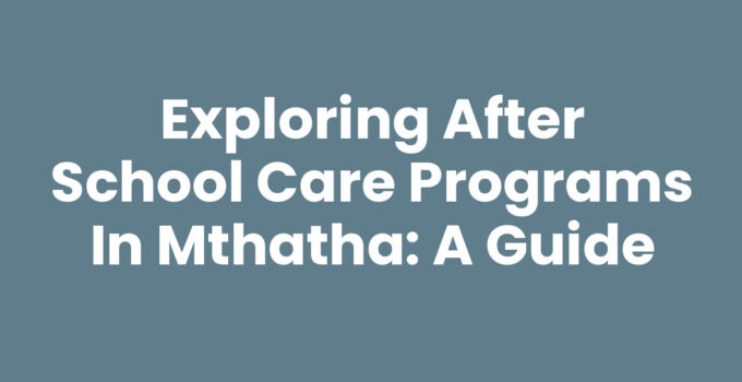 After School Care Programs In Mthatha with children engaging in fun activities