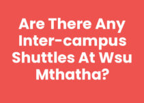 Are There Any Inter-campus Shuttles At Wsu Mthatha?