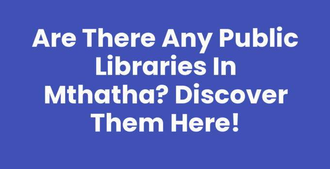 Are There Any Public Libraries In Mthatha - Interior of Mthatha Library