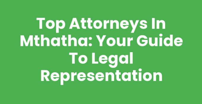 Attorneys In Mthatha providing legal services to clients.