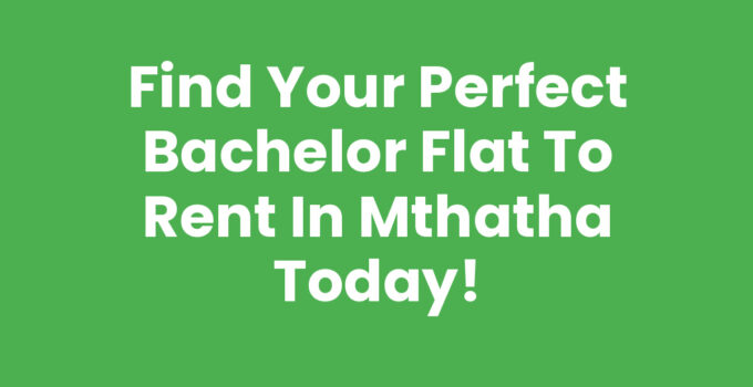 Bachelor Flat To Rent In Mthatha with modern interiors