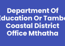 Department Of Education Or Tambo Coastal District Office Mthatha