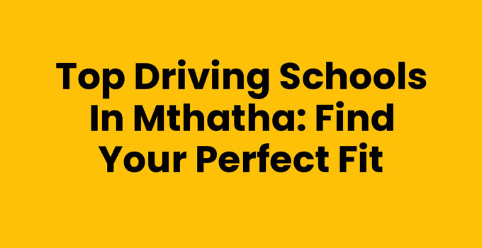 Driving Schools In Mthatha - Classroom and vehicle training