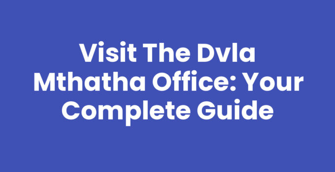 DVLA Mthatha Office building exterior