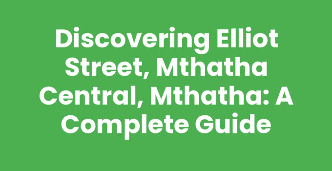 Elliot Street, Mthatha Central, Mthatha showcasing the vibrant local culture