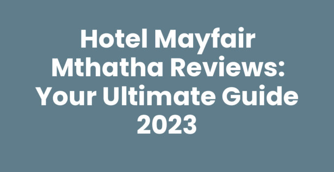 Hotel Mayfair Mthatha Reviews: Guests enjoying their stay.