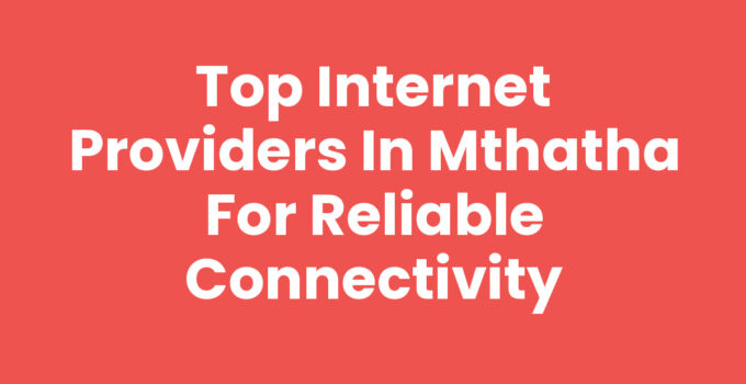 Illustration of Internet Providers In Mthatha