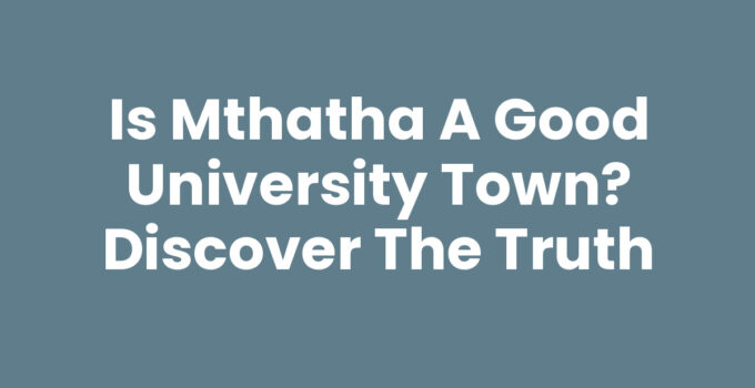 Is Mthatha A Good University Town - Scenic view of Mthatha