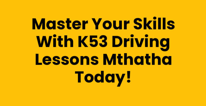 Person taking K53 Driving Lessons Mthatha with an instructor.