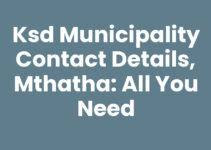 Ksd Municipality Contact Details, Mthatha: All You Need