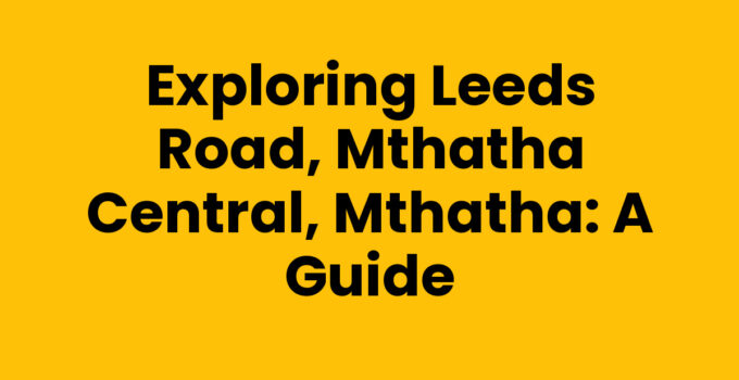 Leeds Road, Mthatha Central, Mthatha - a vibrant street scene