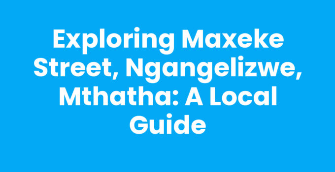 Maxeke Street, Ngangelizwe, Mthatha bustling with local life and vendors