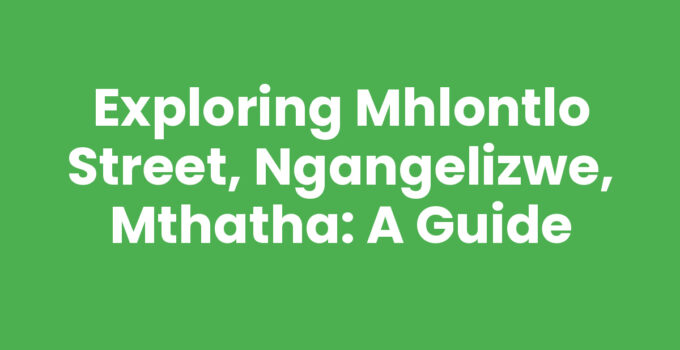 Vibrant scene on Mhlontlo Street, Ngangelizwe, Mthatha