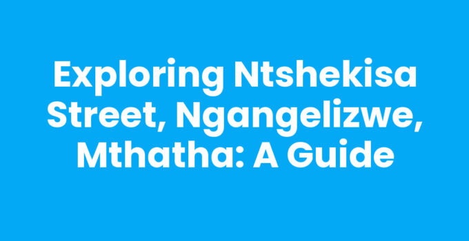 Vibrant market scene on Ntshekisa Street, Ngangelizwe, Mthatha
