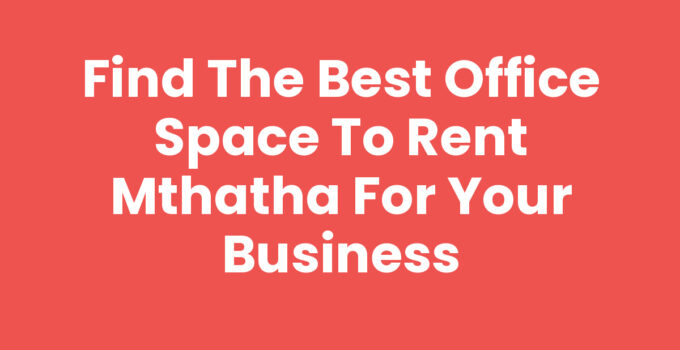 Office Space To Rent Mthatha showcasing modern interiors