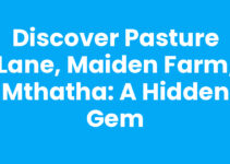 Discover Pasture Lane, Maiden Farm, Mthatha: A Hidden Gem