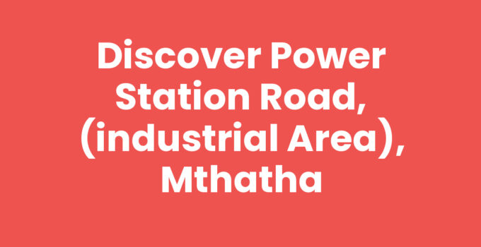 Power Station Road, Industrial Area, Mthatha showcases vibrant business activities.