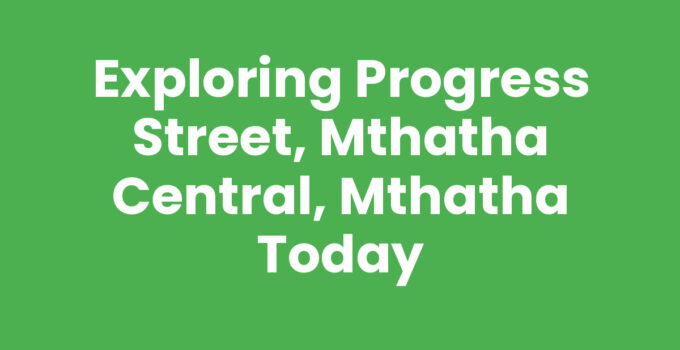 Progress Street, Mthatha Central, Mthatha bustling with local culture