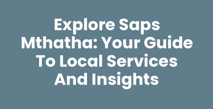 Saps Mthatha - Local Police Service in Mthatha, Eastern Cape