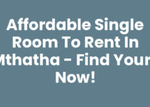 Affordable Single Room To Rent In Mthatha – Find Yours Now!