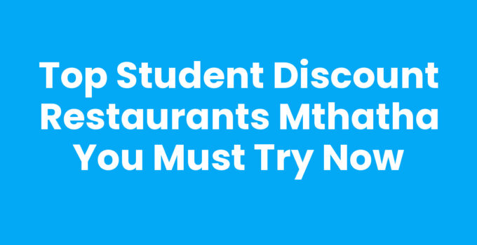 Delicious meals at Student Discount Restaurants Mthatha