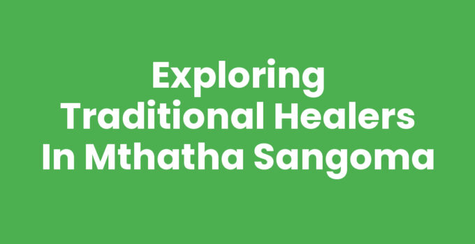 Traditional Healers In Mthatha Sangoma providing herbal remedies.