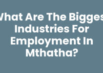 What Are The Biggest Industries For Employment In Mthatha?