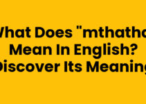 What Does “Mthatha” Mean In English? Discover Its Meaning