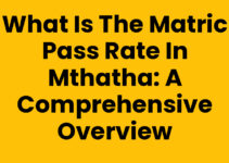 What Is The Matric Pass Rate In Mthatha: A Comprehensive Overview