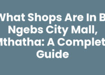 What Shops Are In Bt Ngebs City Mall, Mthatha: A Complete Guide