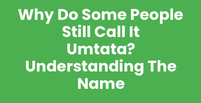 People discussing why do some still call it Umtata