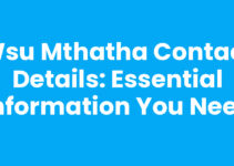 Wsu Mthatha Contact Details: Essential Information You Need