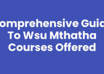 Comprehensive Guide to Wsu Mthatha Courses Offered