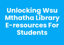 Unlocking Wsu Mthatha Library E-resources for Students