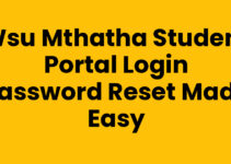 Wsu Mthatha Student Portal Login Password Reset Made Easy