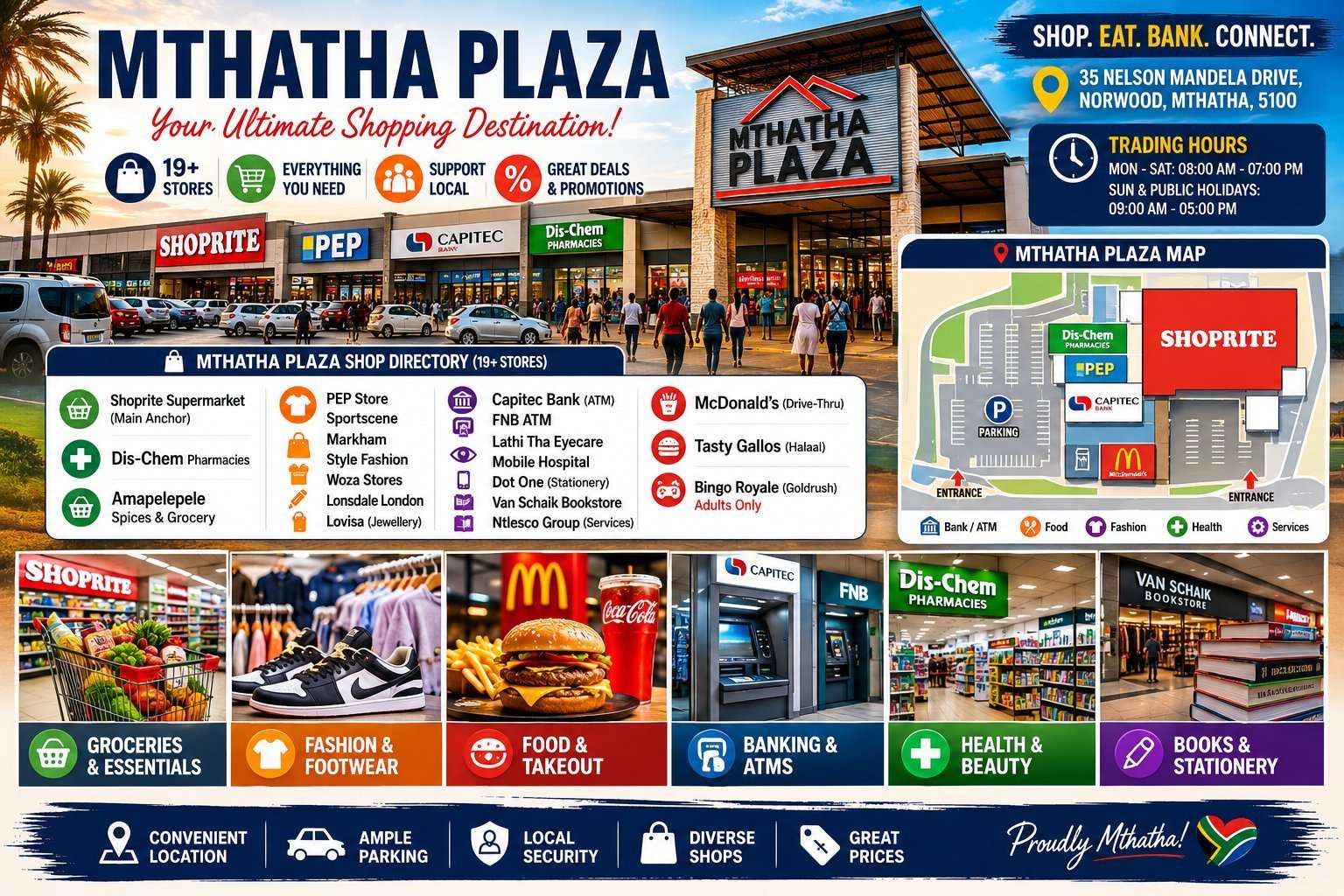 List of All Shops in the Mthatha Plaza