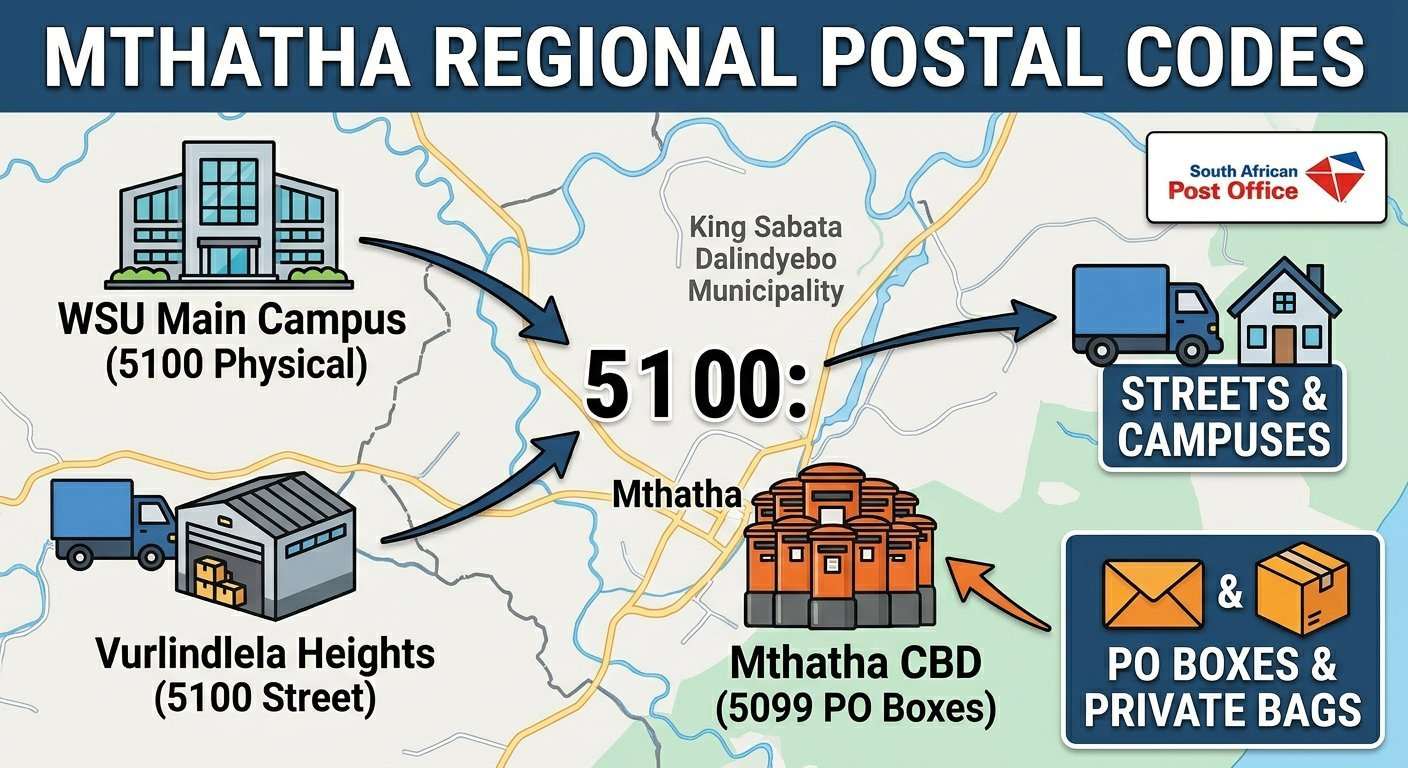 Mthatha PO Box Codes